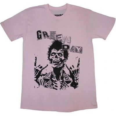 Green Day Savior Zombie Pink T-Shirt - T-Shirt Green Day Savior Zombie Pink T-Shirt - T-Shirt