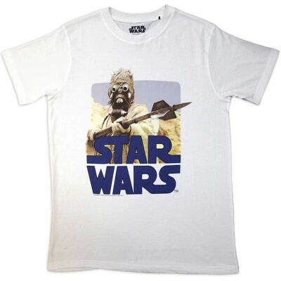 Star Wars Tusken Raider Vit L T-Shirt Star Wars Tusken Raider Vit L T-Shirt