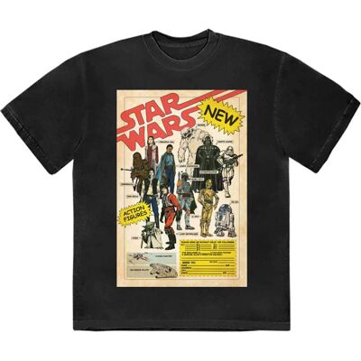 Star Wars Action Figures T-Shirt Svart - T-Shirt Star Wars Action Figures T-Shirt Svart - T-Shirt