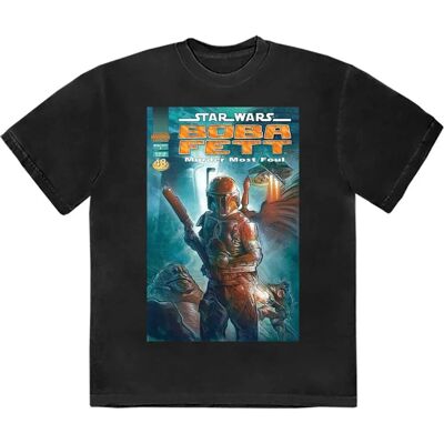 Star Wars Boba Fett Serietidningsomslag T-Shirt - T-Shirt Star Wars Boba Fett Serietidningsomslag T-Shirt - T-Shirt