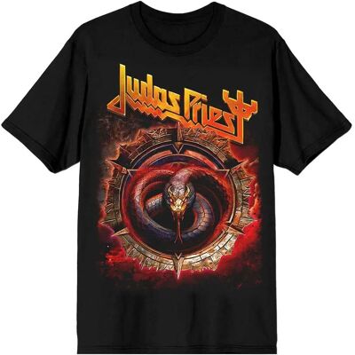 Judas Priest The Serpent Band Logo T-Shirt - Svart - L Judas Priest The Serpent Band Logo T-Shirt - Svart - L