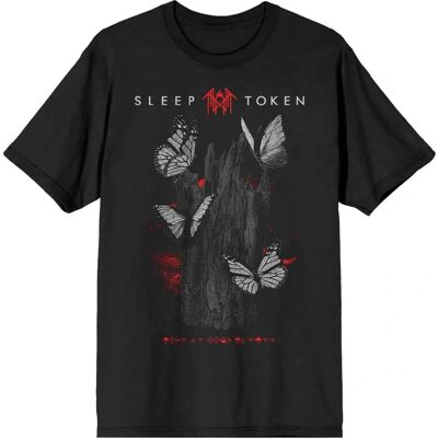 Sleep Token Fjärilar Logo T-Shirt - Unisex Svart Sleep Token Fjärilar Logo T-Shirt - Unisex Svart
