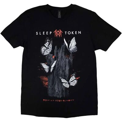 Sleep Token Fjärilar Band Logo T-Shirt - T-Shirt Sleep Token Fjärilar Band Logo T-Shirt - T-Shirt