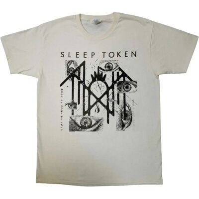Sleep Token Eyes Band Logo T-Shirt - Unisex, Natural, XL Sleep Token Eyes Band Logo T-Shirt - Unisex, Natural, XL