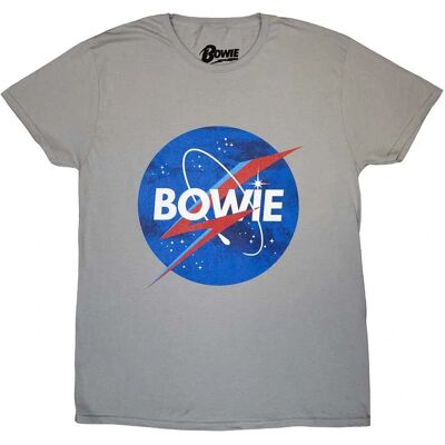 David Bowie Starman Logo Grå T-Shirt - Unisex David Bowie Starman Logo Grå T-Shirt - Unisex