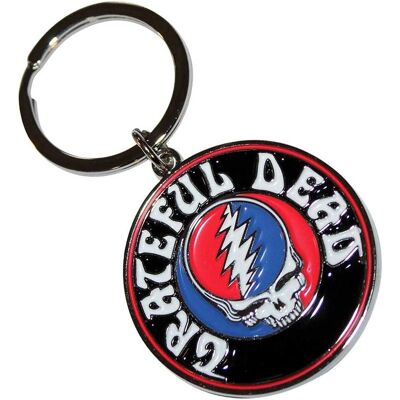 Grateful Dead Modèle Steal Your Face Logo Porte-clés - Porte-clés - Publicité Grateful Dead Modèle Steal Your Face Logo Porte-clés - Porte-clés - Publicité