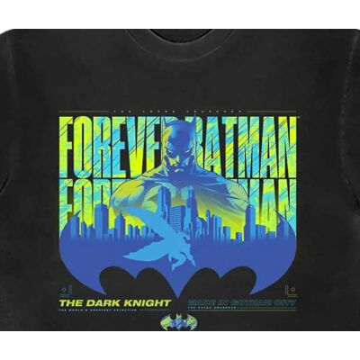 DC Comics Svart XXL Batman Forever T-Shirt DC Comics Svart XXL Batman Forever T-Shirt