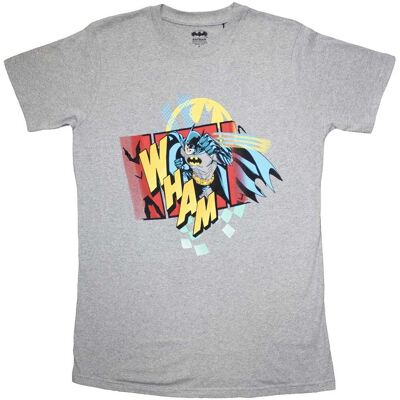DC Comics Batman XXL Grå Logo T-Shirt DC Comics Batman XXL Grå Logo T-Shirt