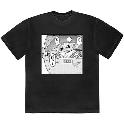 Star Wars Grogu Speech Svart XL T-shirt Star Wars Grogu Speech Svart XL T-shirt