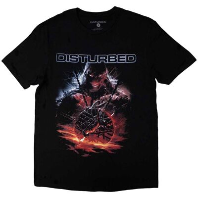 Disturbed Svart XL T-Shirt - European Tour 23 Medallion Disturbed Svart XL T-Shirt - European Tour 23 Medallion