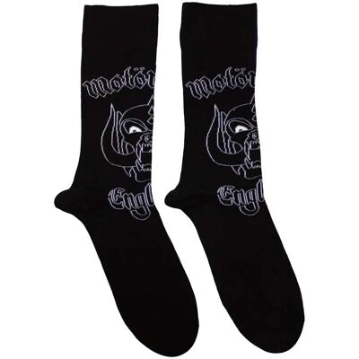 Chaussettes Motörhead Logo Angleterre - Noir - Chaussettes - Publicité Chaussettes Motörhead Logo Angleterre - Noir - Chaussettes - Publicité