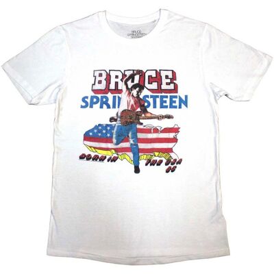 Bruce Springsteen Born In The USA '85 White XXL T-Shirt Bruce Springsteen Born In The USA '85 White XXL T-Shirt