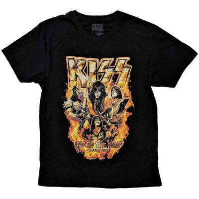 KISS End Of The Road Tour Black T-Shirt - T-Shirt KISS End Of The Road Tour Black T-Shirt - T-Shirt