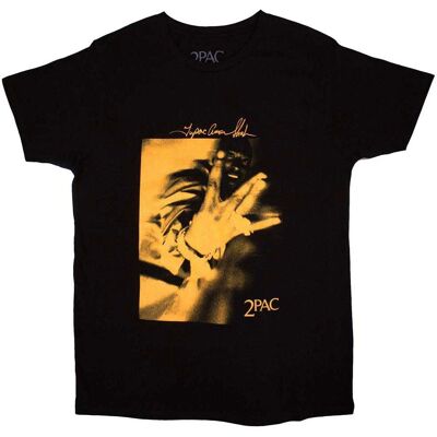 Tupac L Svart Unisex T-shirt Tupac L Svart Unisex T-shirt