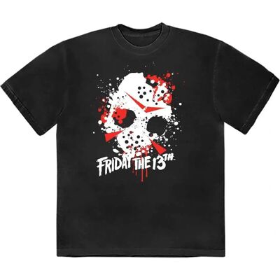Friday the 13th Jason Blood Splat T-Shirt - T-Shirt Friday the 13th Jason Blood Splat T-Shirt - T-Shirt