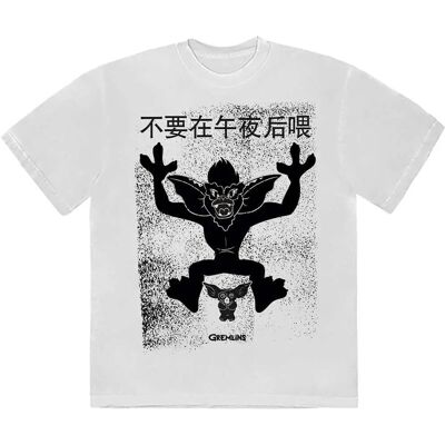 Gremlins Modell Medium Vit Unisex T-Shirt - T-Shirt Gremlins Modell Medium Vit Unisex T-Shirt - T-Shirt