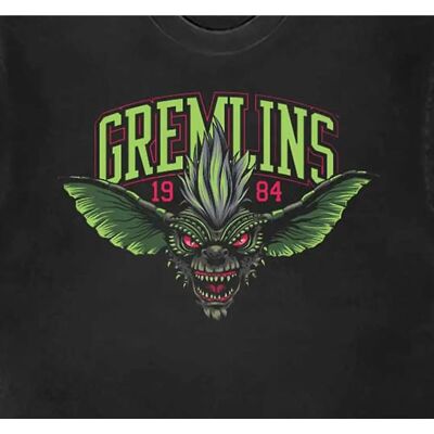 Gremlins Stripe 1984 Svart Logo T-shirt Gremlins Stripe 1984 Svart Logo T-shirt