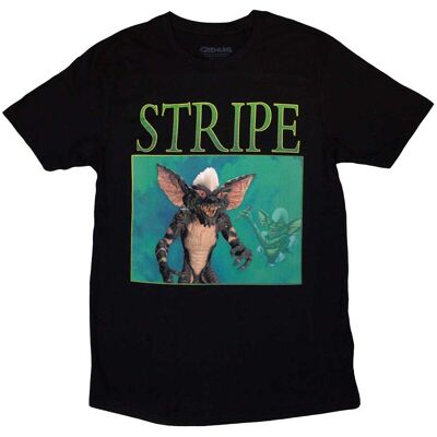 Gremlins XXL Svart Ränder Homage T-shirt Gremlins XXL Svart Ränder Homage T-shirt
