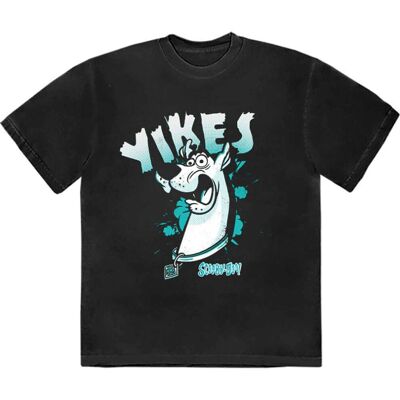 Scooby-Doo Yikes Scooby Blue Black XXL T-Shirt Scooby-Doo Yikes Scooby Blue Black XXL T-Shirt