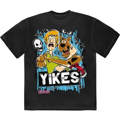 Scooby-Doo Yikes! Black T-Shirt - T-Shirt Scooby-Doo Yikes! Black T-Shirt - T-Shirt