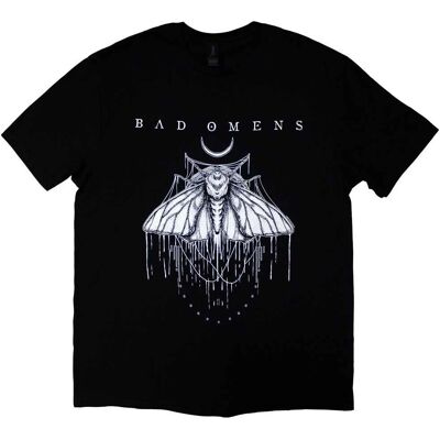 T-Shirt Unisexe Logo Moth XXL Bad Omens - Publicité T-Shirt Unisexe Logo Moth XXL Bad Omens - Publicité