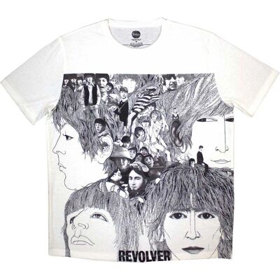 The Beatles Revolver Vit Unisex T-shirt - Kläder The Beatles Revolver Vit Unisex T-shirt - Kläder