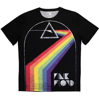 Pink Floyd Black Prism Arch Unisex T-Shirt - T-Shirt Pink Floyd Black Prism Arch Unisex T-Shirt - T-Shirt