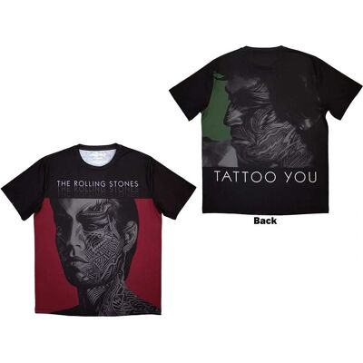 The Rolling Stones Tattoo You Svart XL T-Shirt - T-Shirt The Rolling Stones Tattoo You Svart XL T-Shirt - T-Shirt