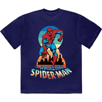 Marvel XL Navy Spider Man Keyhole T-shirt - T-Shirt Marvel XL Navy Spider Man Keyhole T-shirt - T-Shirt
