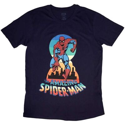 Marvel XXL Navy Spider Man Keyhole T-shirt Marvel XXL Navy Spider Man Keyhole T-shirt