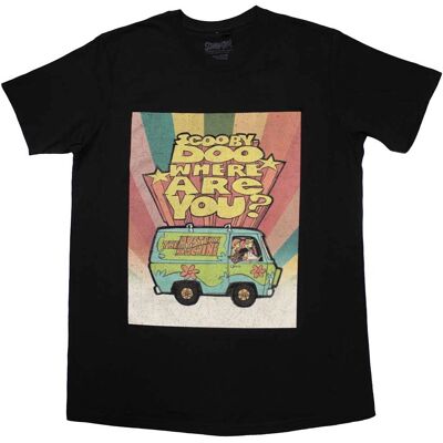 Scooby-Doo Unisex Black XL T-Shirt - Clothing Scooby-Doo Unisex Black XL T-Shirt - Clothing