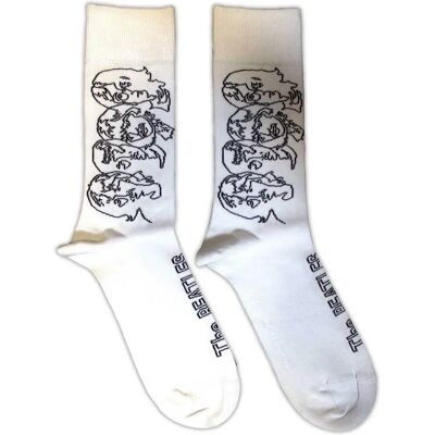 Les Faces de l'Album Blanc des Beatles Chaussettes ankle - Chaussettes - Publicité Les Faces de l'Album Blanc des Beatles Chaussettes ankle - Chaussettes - Publicité