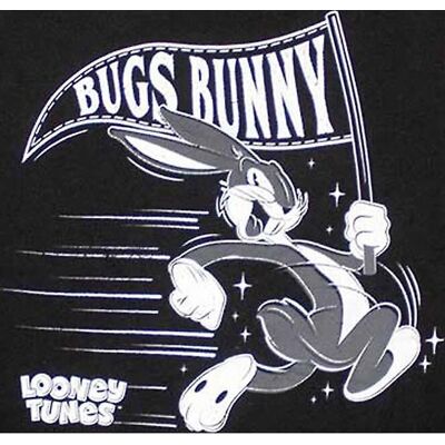 Looney Tunes Retro Bugs Flag T-Shirt - T-Shirt Looney Tunes Retro Bugs Flag T-Shirt - T-Shirt