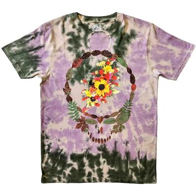 Vit T-Shirt med Dead Leaves & Bouquet - Unisex Vit T-Shirt med Dead Leaves & Bouquet - Unisex