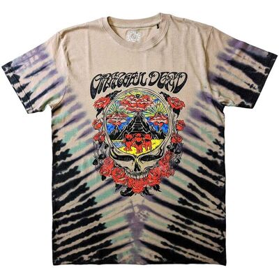 Grateful Dead Unisex Beige X-Large T-Shirt - Eye Clouds Grateful Dead Unisex Beige X-Large T-Shirt - Eye Clouds