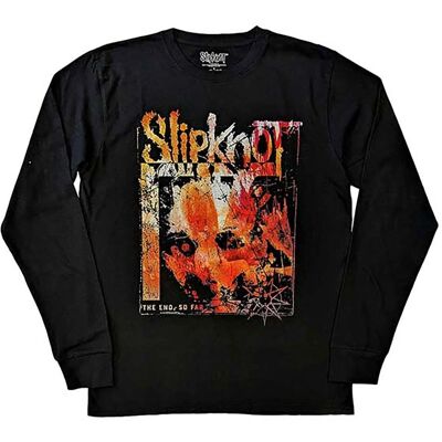 Slipknot The End So Far Pepper Black Long Sleeve T-Shirt - T-Shirt Slipknot The End So Far Pepper Black Long Sleeve T-Shirt - T-Shirt