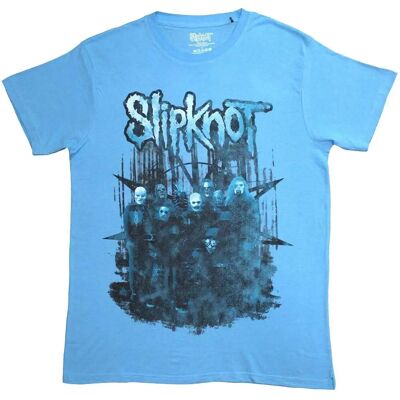 Slipknot X-Large Blue Band T-Shirt - T-Shirt Slipknot X-Large Blue Band T-Shirt - T-Shirt