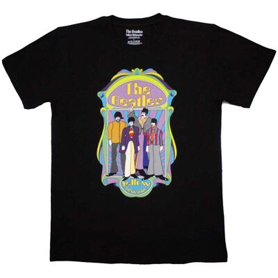 The Beatles Gula Ubåt Sub Band Ram T-Shirt - T-Shirt The Beatles Gula Ubåt Sub Band Ram T-Shirt - T-Shirt