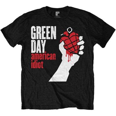 Green Day American Idiot Barn T-shirt Svart Medium - T-Shirt Green Day American Idiot Barn T-shirt Svart Medium - T-Shirt