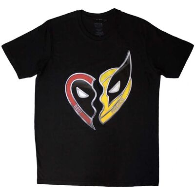 Marvel XXL Svart Deadpool och Wolverine Bästa Vänner T-Shirt Marvel XXL Svart Deadpool och Wolverine Bästa Vänner T-Shirt
