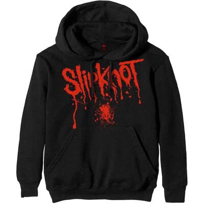 Slipknot Svart Splatter Band Logo Huvtröja - Huvtröjor Slipknot Svart Splatter Band Logo Huvtröja - Huvtröjor