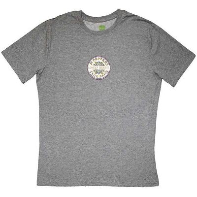 The Beatles Mini Sgt Pepper Drum Grey XXL - T-Shirt The Beatles Mini Sgt Pepper Drum Grey XXL - T-Shirt
