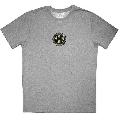 KISS Mini Logo T-shirt NYC Grå XL - T-Shirt KISS Mini Logo T-shirt NYC Grå XL - T-Shirt