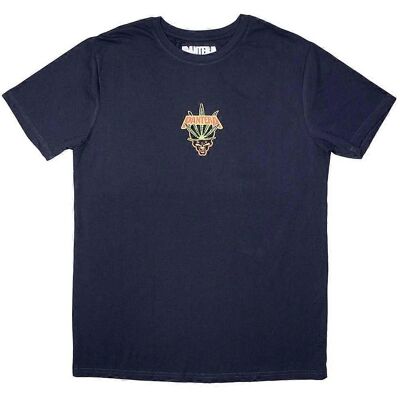 Pantera Marine Mini Leaf Skull T-Shirt L - T-Shirt Pantera Marine Mini Leaf Skull T-Shirt L - T-Shirt