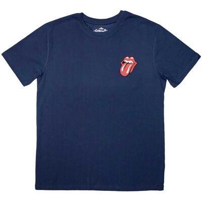 The Rolling Stones XL Blå Unisex T-Shirt - T-Shirt The Rolling Stones XL Blå Unisex T-Shirt - T-Shirt