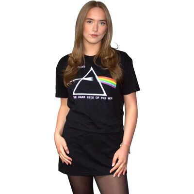 Pink Floyd Dark Side Of The Moon Courier T-shirt Klänning - T-shirt Klänning Pink Floyd Dark Side Of The Moon Courier T-shirt Klänning - T-shirt Klänning