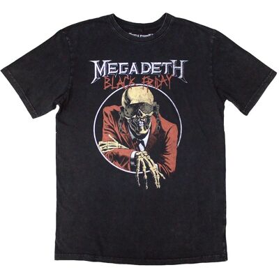 Megadeth Blood Bath Stone Wash T-Shirt - Begränsad Utgåva Megadeth Blood Bath Stone Wash T-Shirt - Begränsad Utgåva