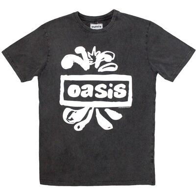 Oasis Splat Charcoal Begränsad Utgåva T-Shirt Oasis Splat Charcoal Begränsad Utgåva T-Shirt