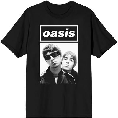 Oasis Noel och Liam Inramad Fotografi T-Shirt - Unisex Oasis Noel och Liam Inramad Fotografi T-Shirt - Unisex