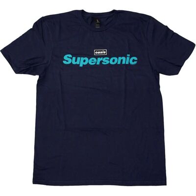 Oasis Supersonic Title Navy T-shirt Oasis Supersonic Title Navy T-shirt
